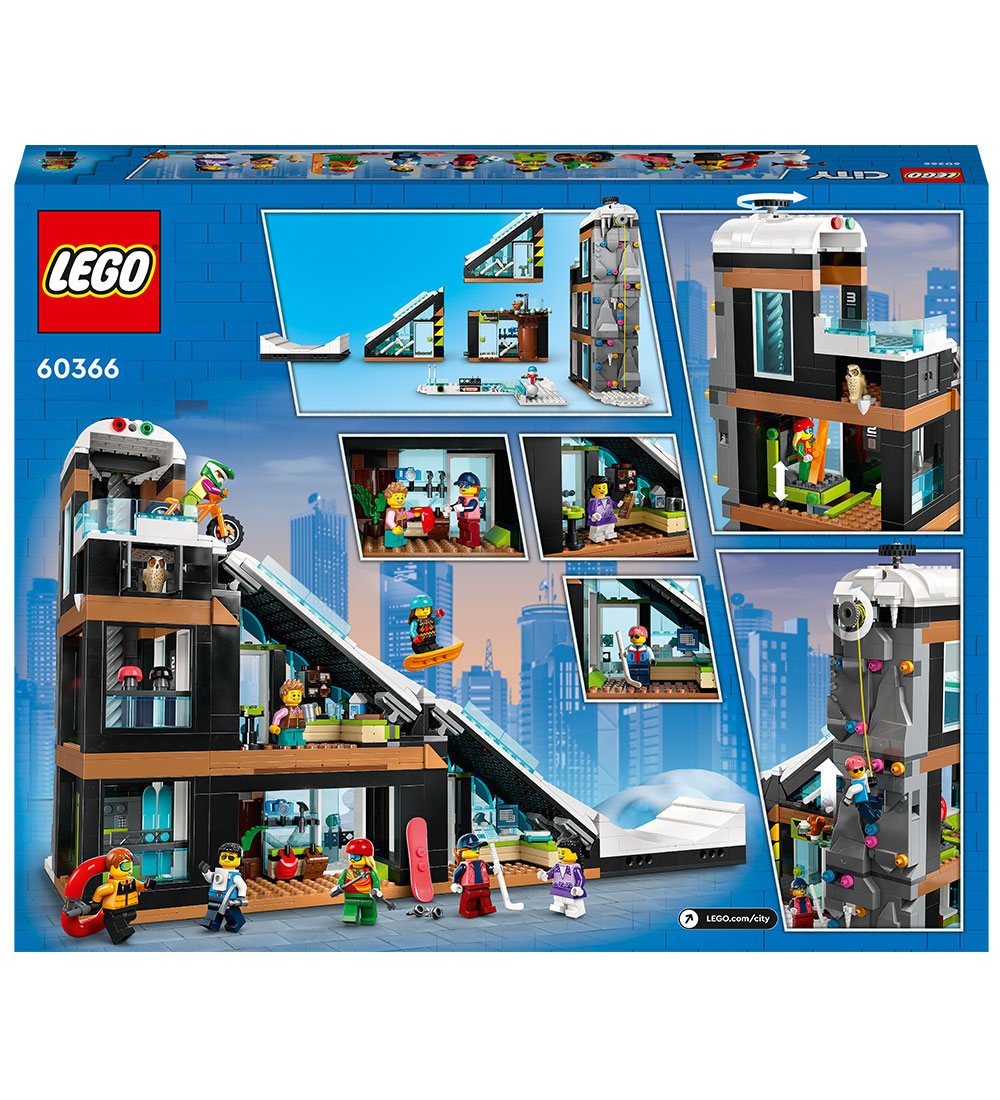 LEGO® City - Ski- Og Klatrecenter 60366 - 1045 Dele