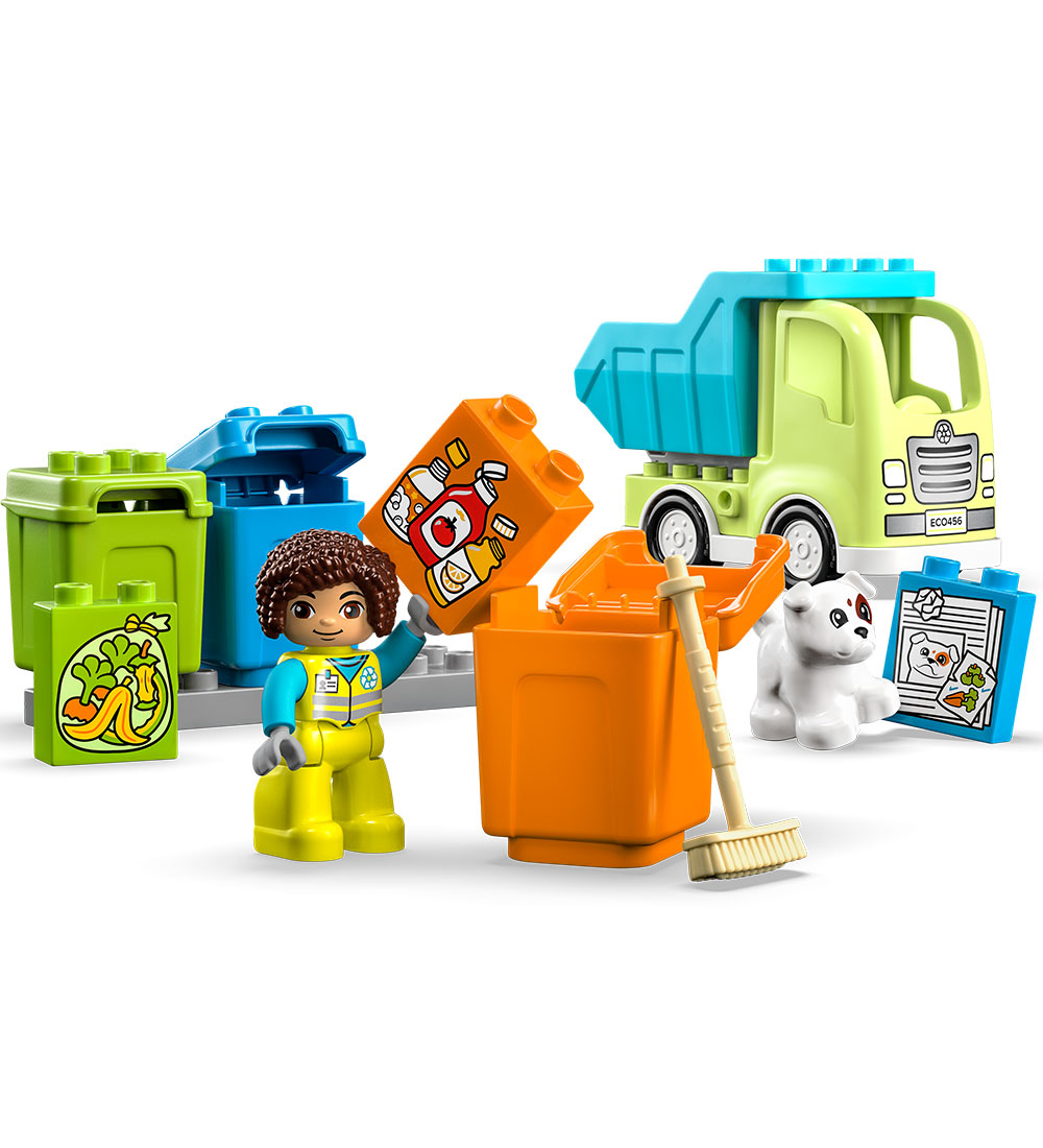 LEGO® DUPLO - Affaldssorteringsbil 10987 - 15 Dele
