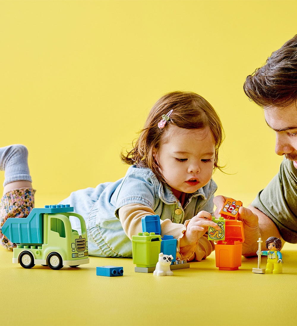 LEGO® DUPLO - Affaldssorteringsbil 10987 - 15 Dele