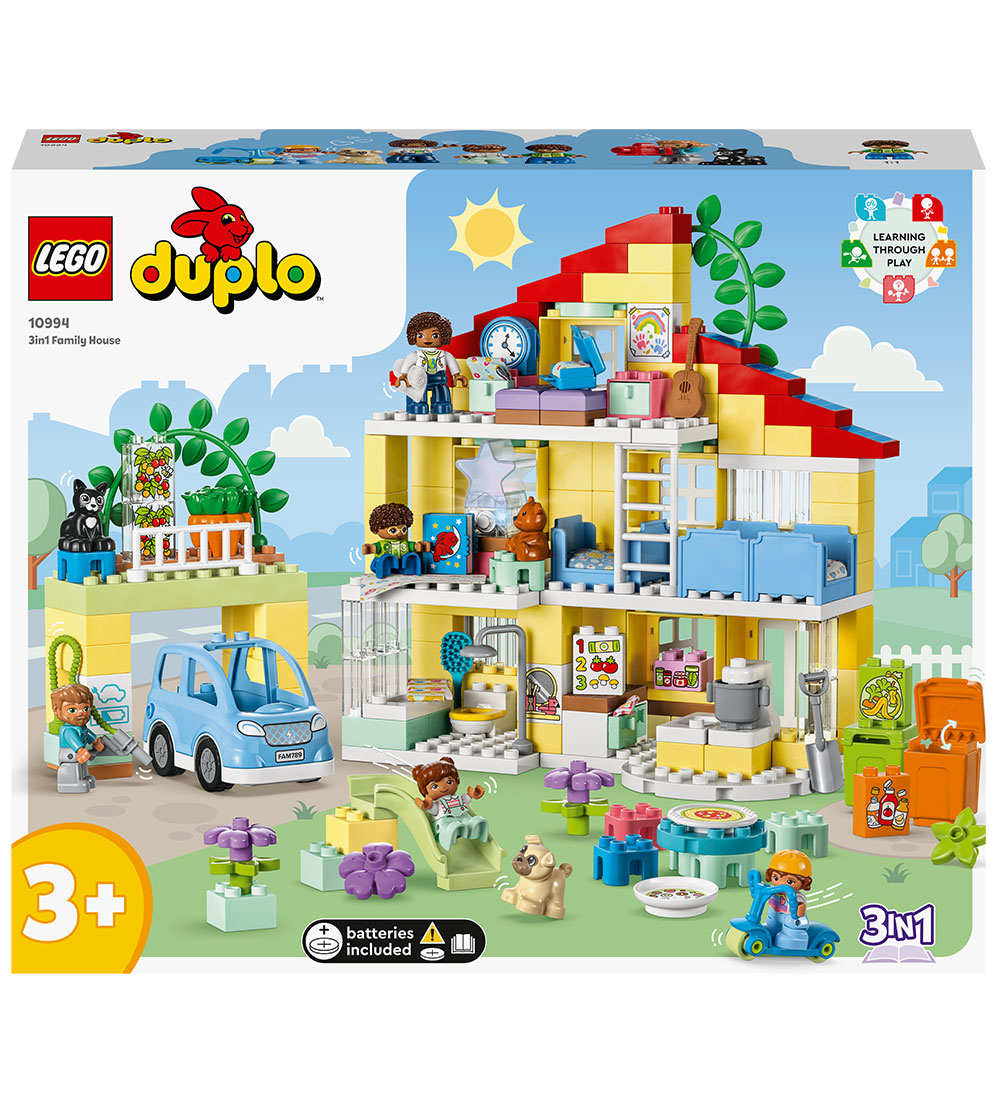 LEGO® DUPLO - 3-i-1-Familiehus 10994 - 218 Dele