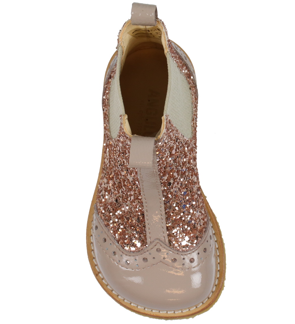 Angulus Støvler - Chelsea - Almond/Marple m. Glimmer