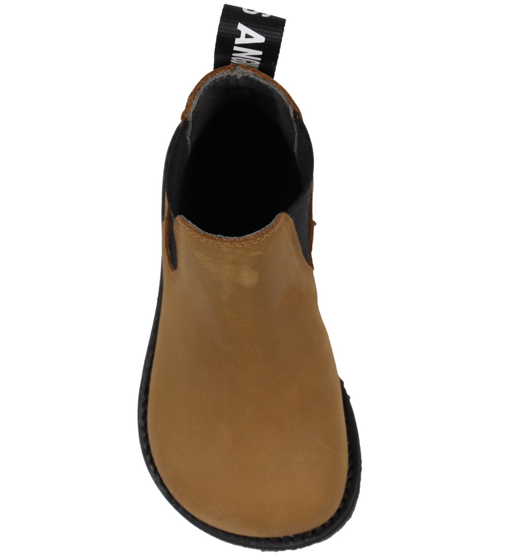 Angulus Støvler - Chelsea - Dark Cognac/Black