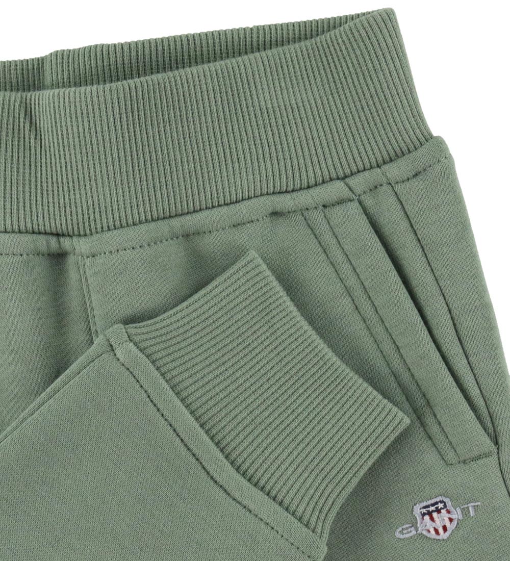 GANT Sweatpants - Shield - Muted Green