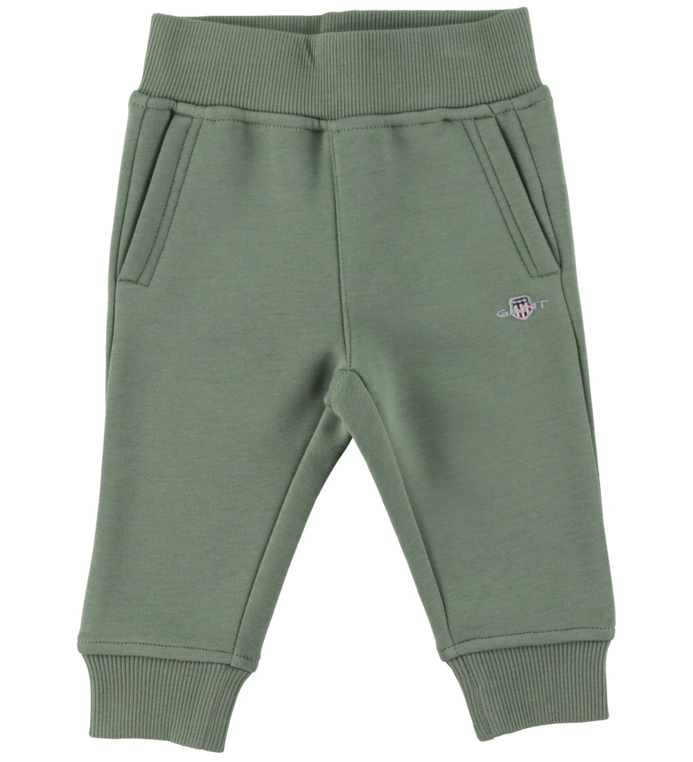 GANT Sweatpants - Shield - Muted Green