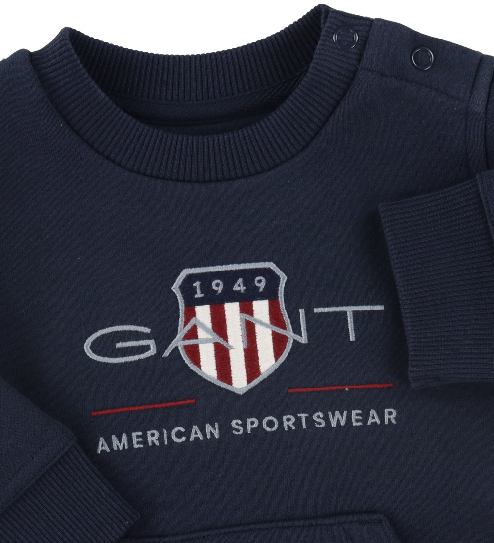 GANT Sweatshirt - Archive Shield - Evening Blue