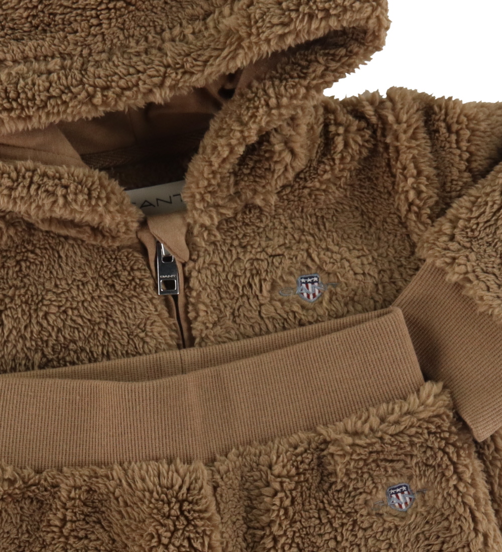 GANT Fleecest - Shield - Cocoa Brown