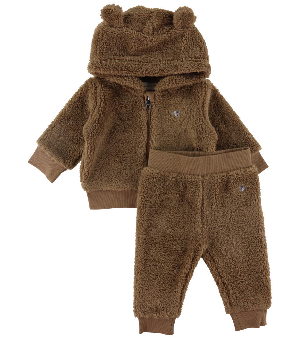 GANT Fleecest - Shield - Cocoa Brown