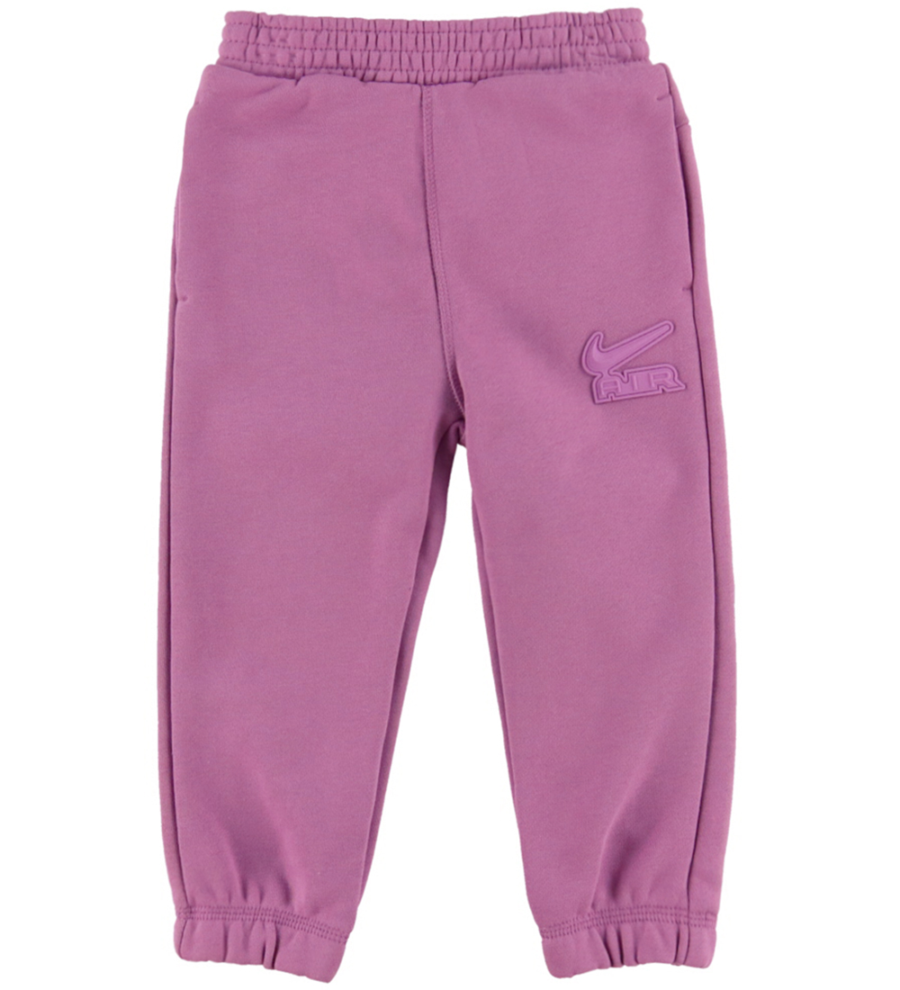 Nike Sweatsæt - Sweatshirt/Sweatpants - Rush Fuchsia