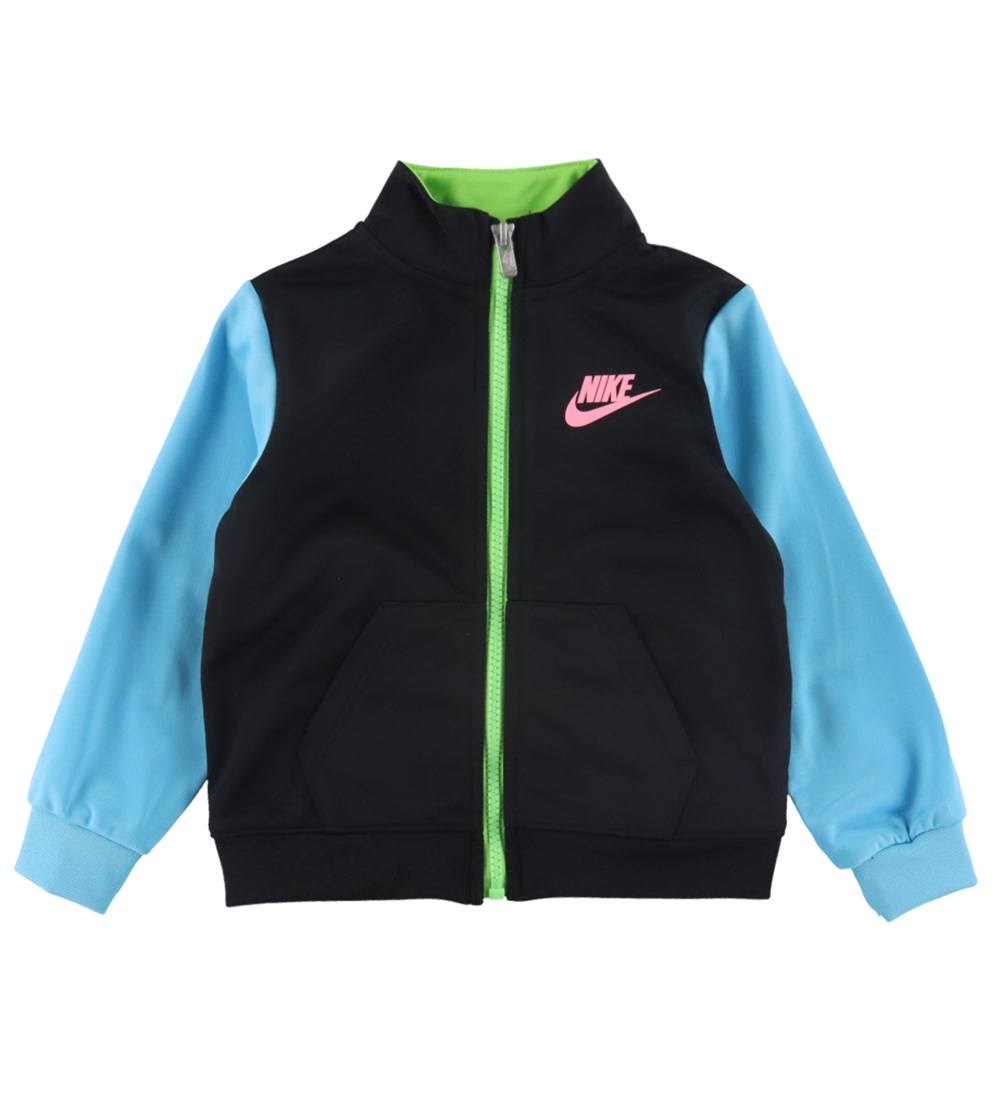 Nike Trningsst - Cardigan/Bukser - Sort