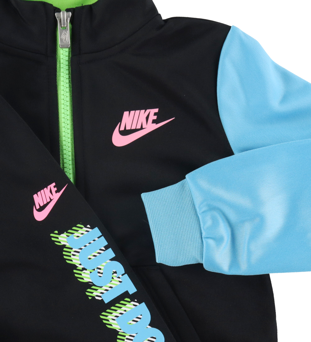 Nike Trningsst - Cardigan/Bukser - Sort