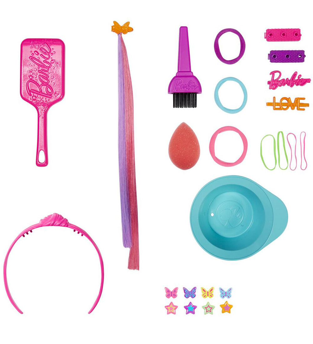 Barbie Frisør - Neon Rainbow Deluxe Styling Head