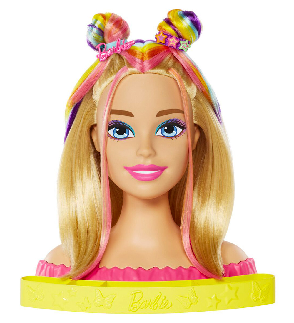 Barbie Frisør - Neon Rainbow Deluxe Styling Head