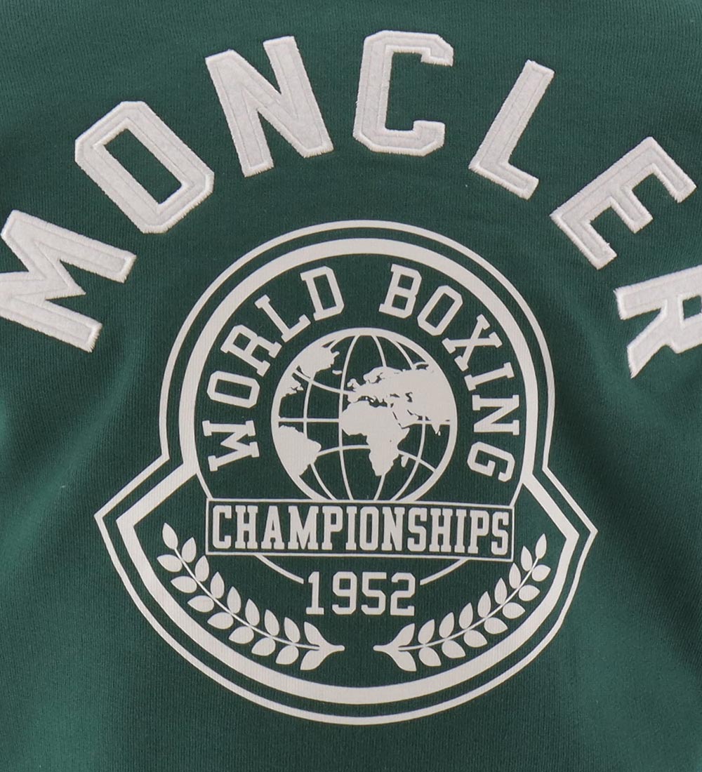 Moncler Sweatshirt - Grøn/Hvid