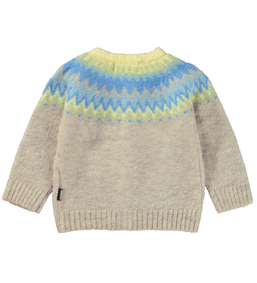 Molo Cardigan - Uld/Polyester - Bay - Nordic Pastels