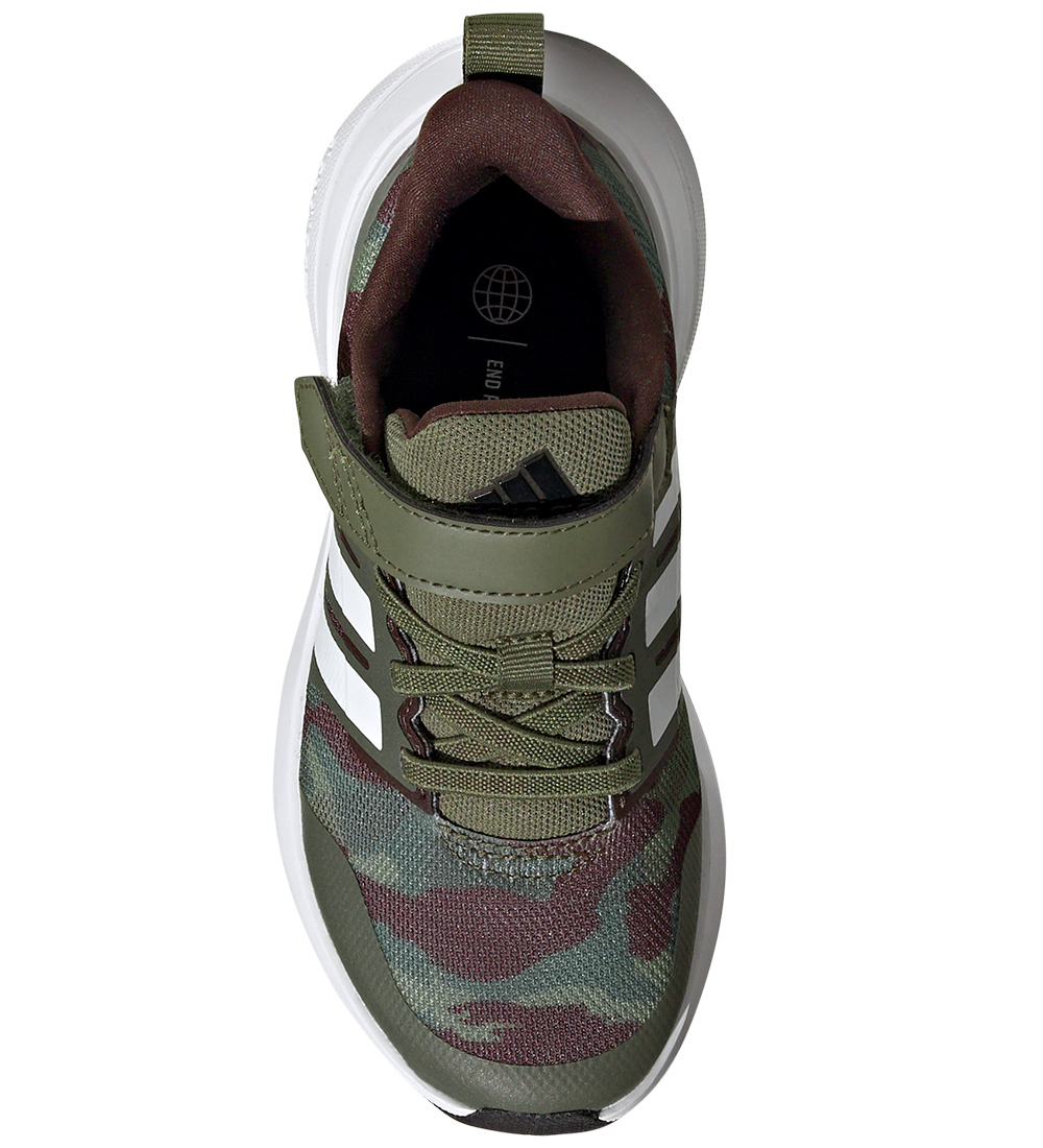 adidas Performance Sko  - FortaRun 2.0 EL K - Army Grøn/Hvid