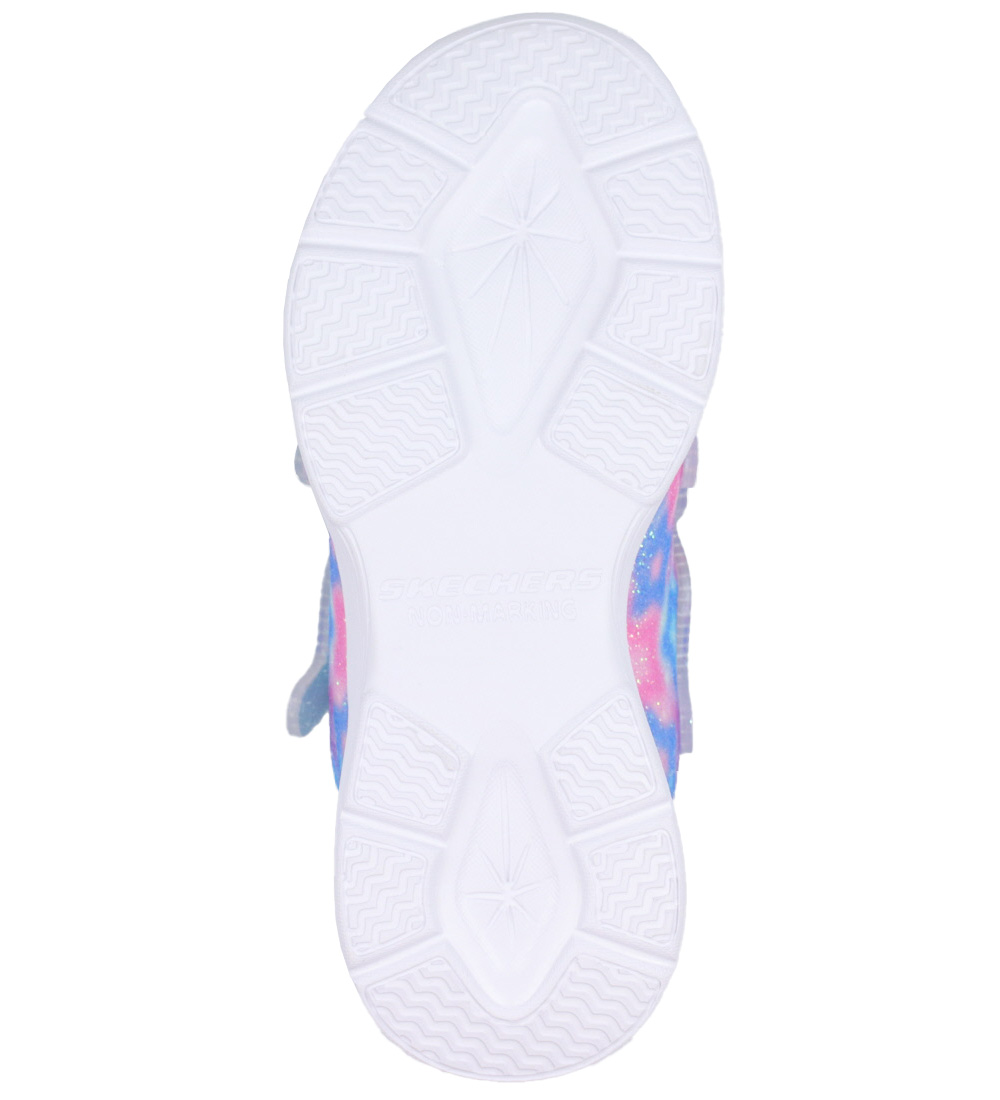 Skechers Sko m. Lys - Glimmer Kicks - Light Blue Lavender
