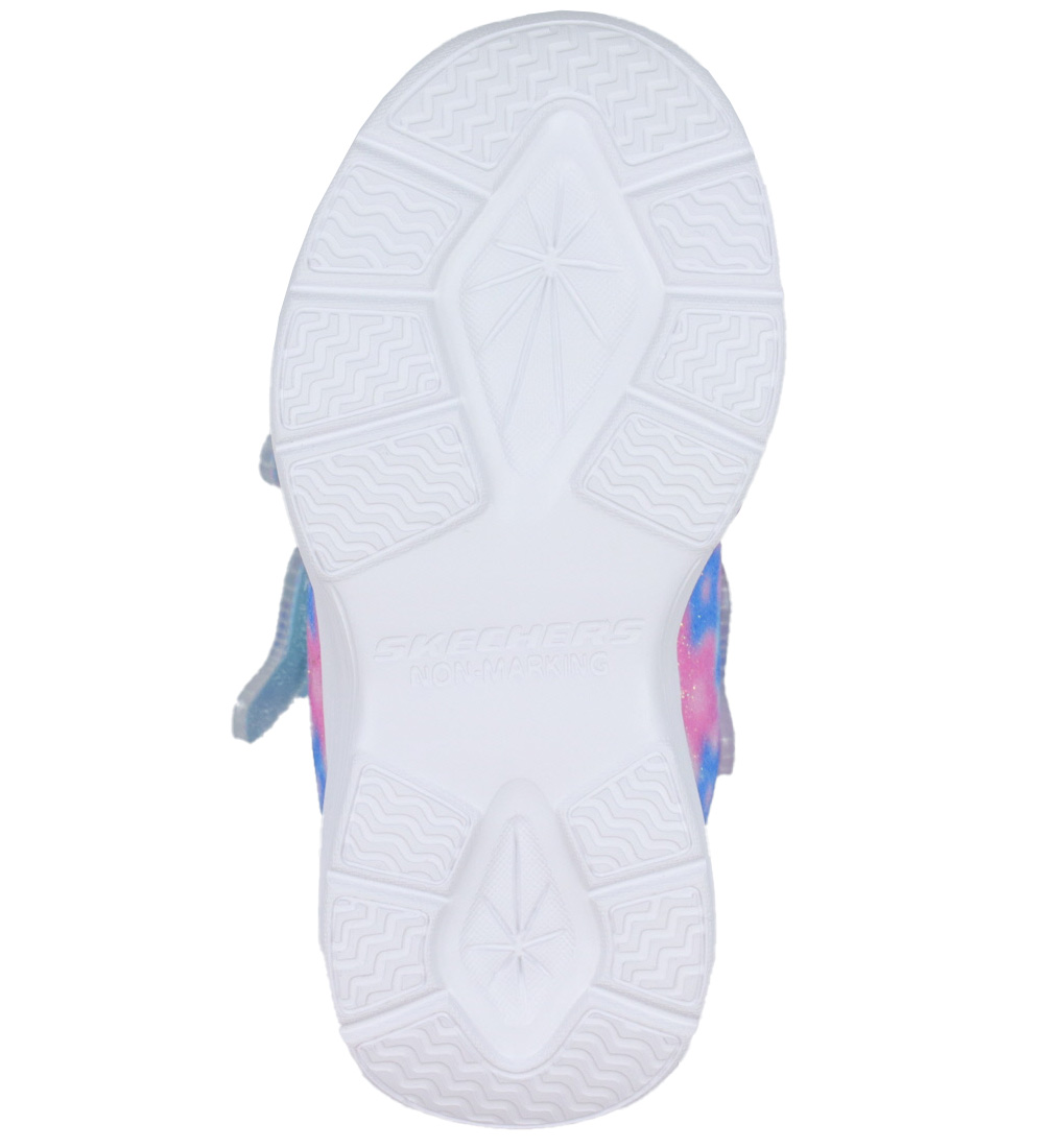 Skechers Sko m. Lys - Glimmer Kicks - Light Blue Lavender