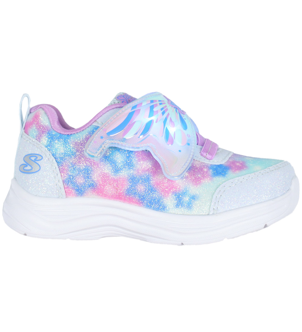 Skechers Sko m. Lys - Glimmer Kicks - Light Blue Lavender
