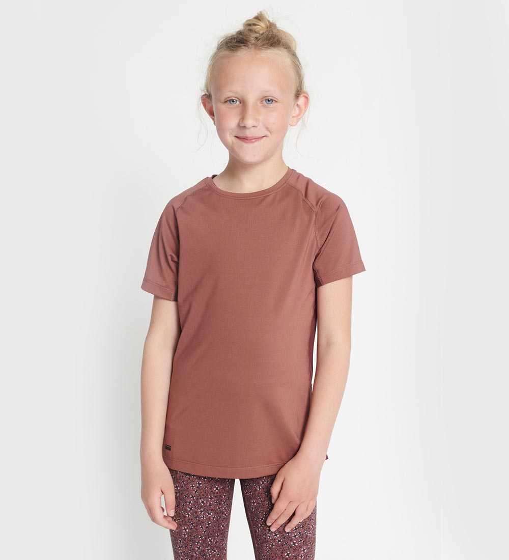 Rethinkit T-shirt - Carla - Rose Brown