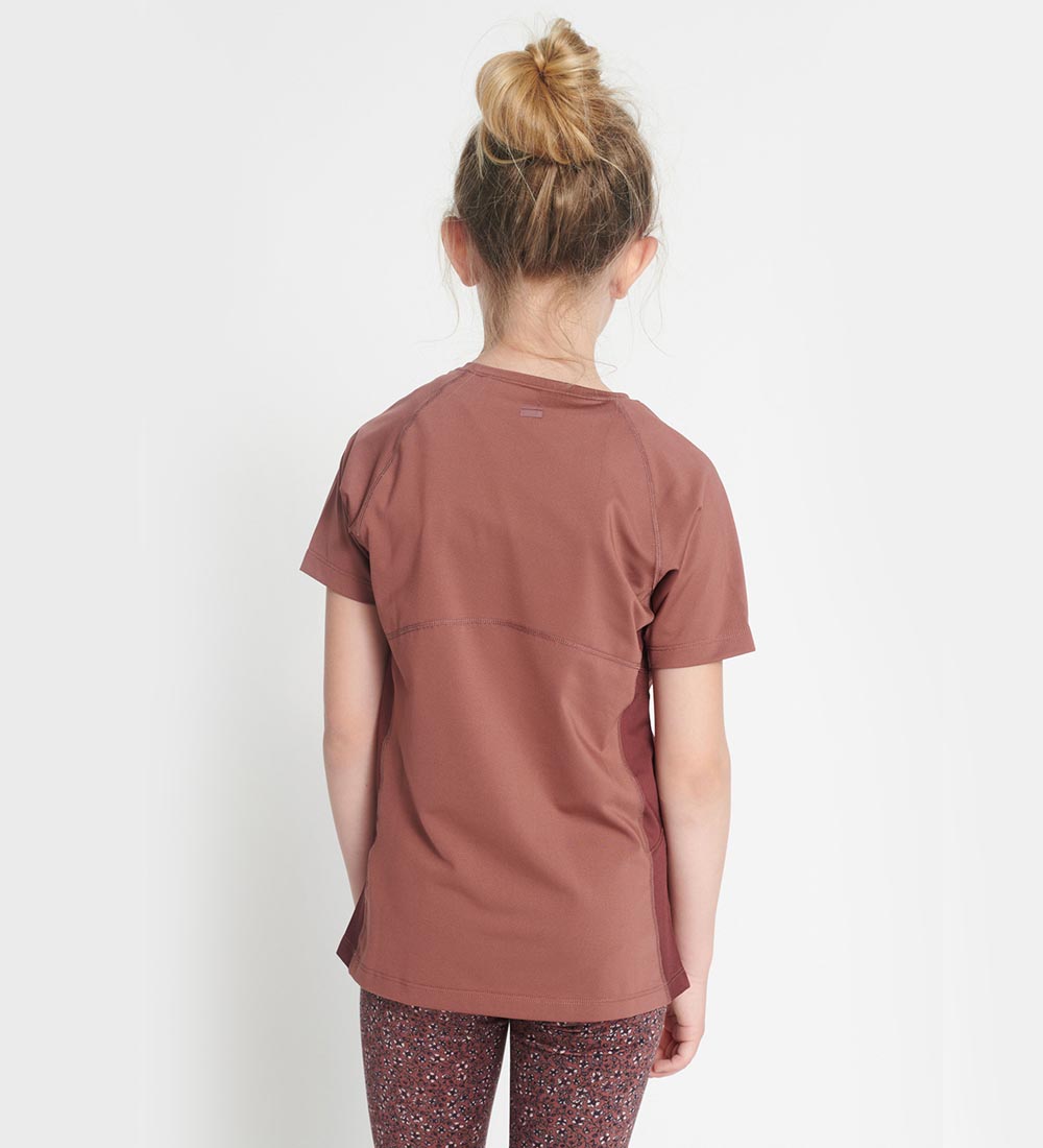 Rethinkit T-shirt - Carla - Rose Brown