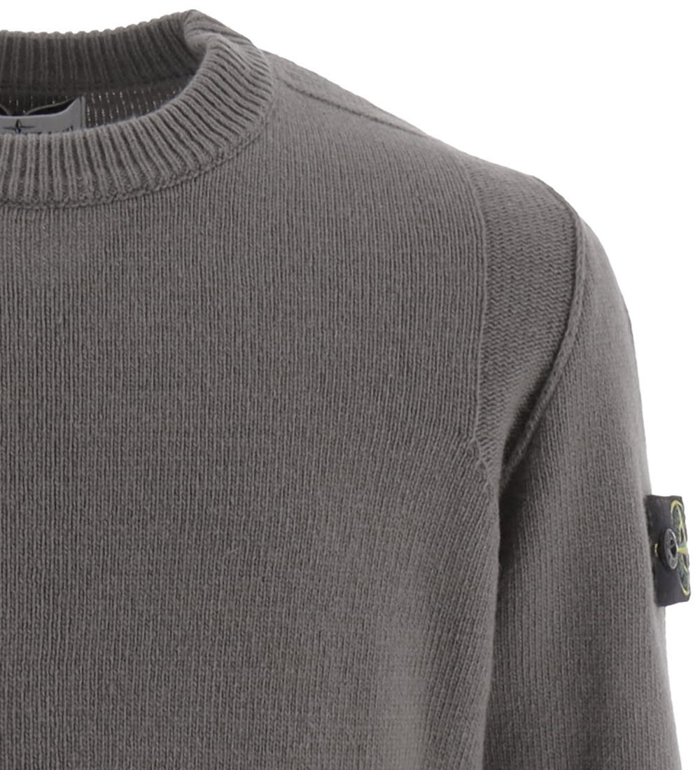 Stone Island Bluse - Uld/Viskose - Blue Grey
