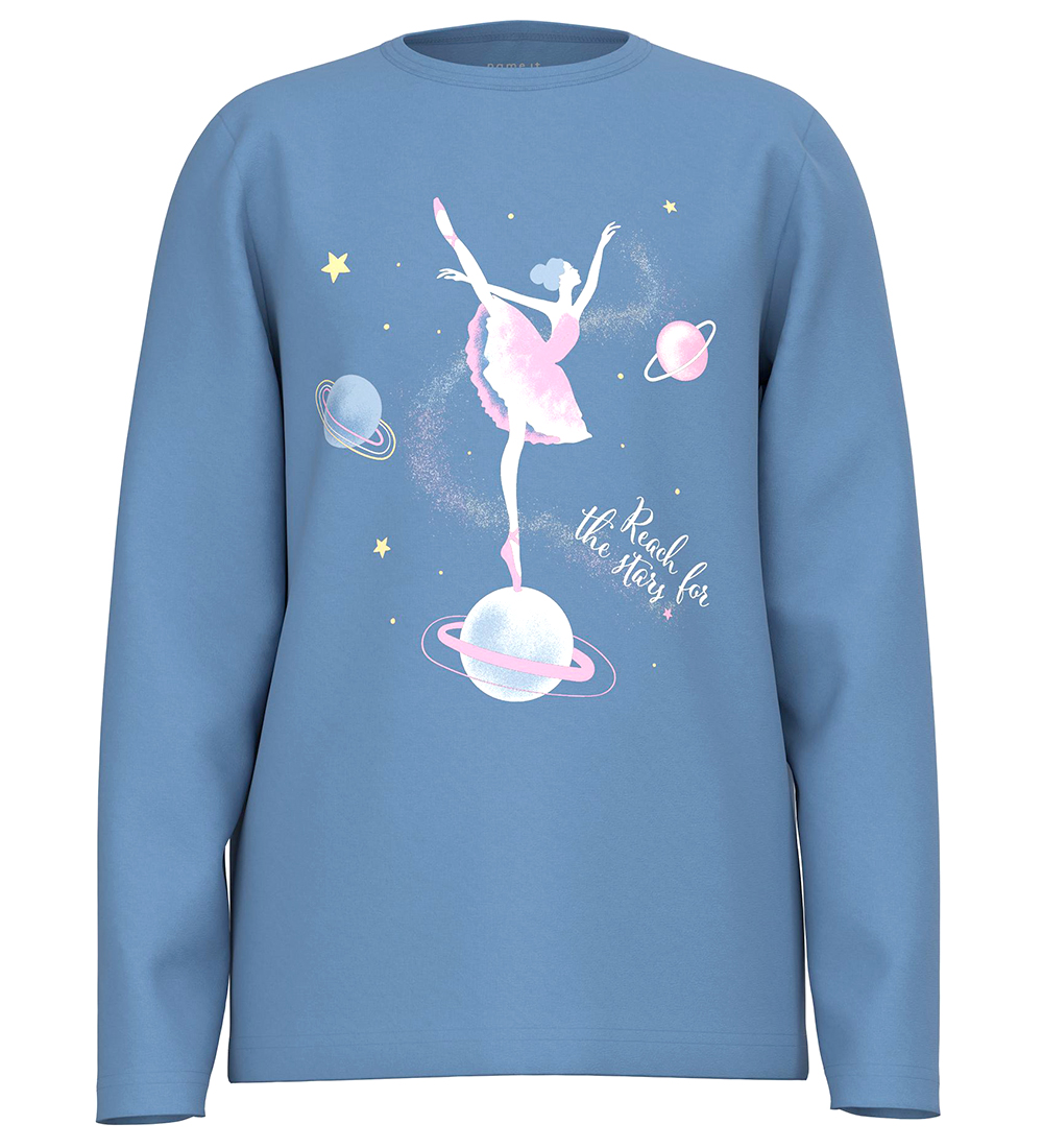 Name It Nattøj - Bluse/Bukser - Noos - NkfNightset - Riviera