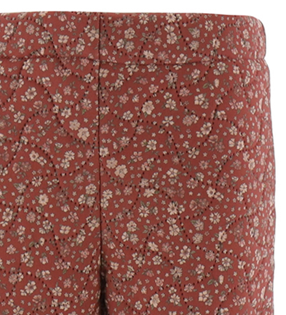 Wheat Termobukser - Alex - Red Flowers