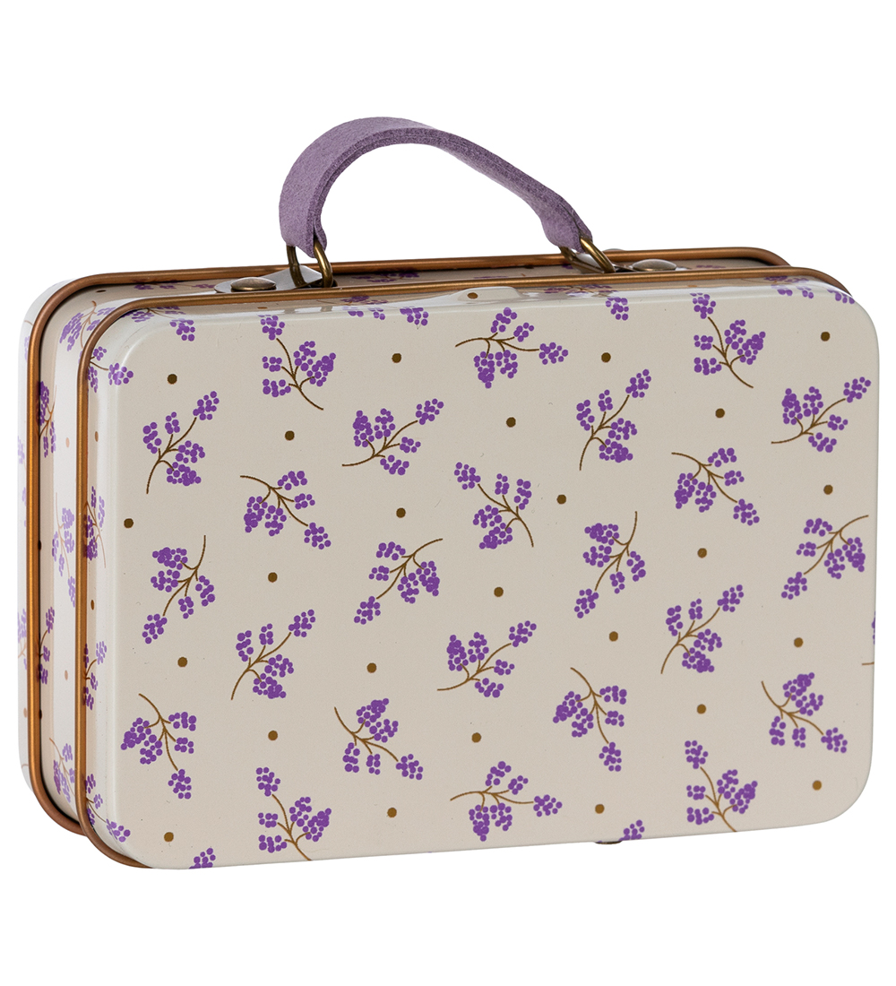 Maileg Dukketilbehør - Lille Kuffert - Madelaine Lavender