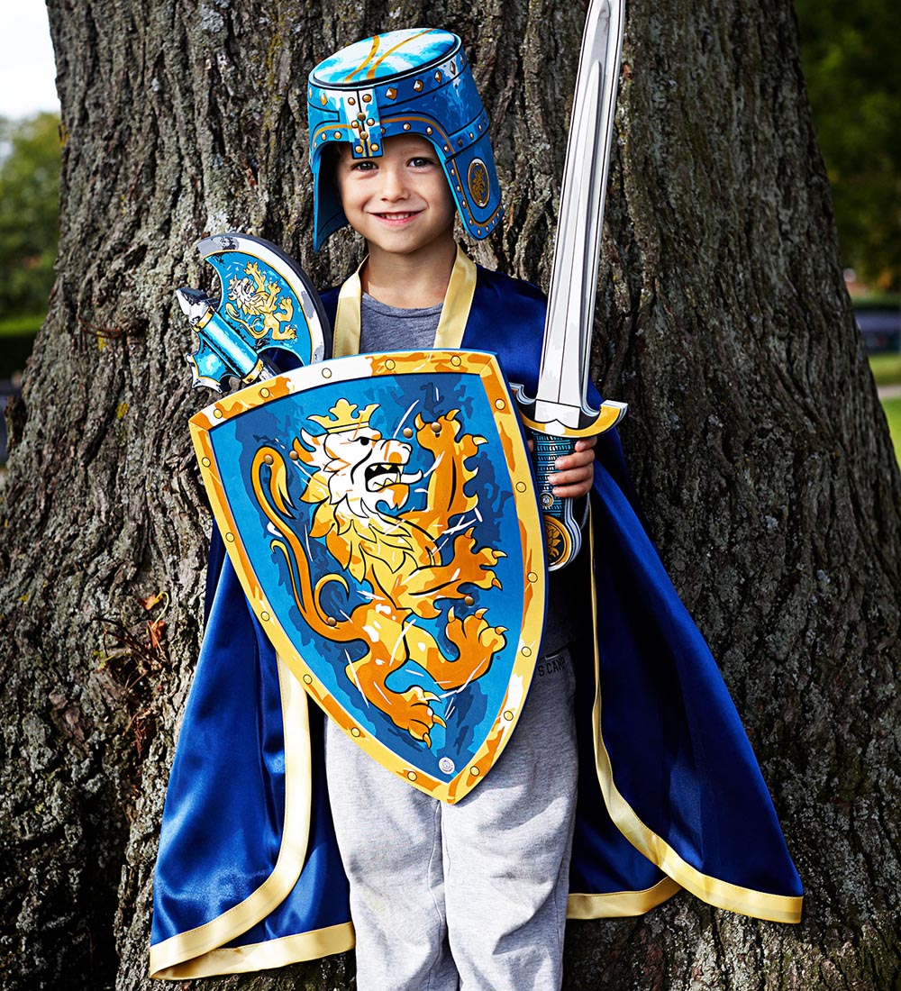 Liontouch Udklædning - Noble Knight-Skjold - Blå