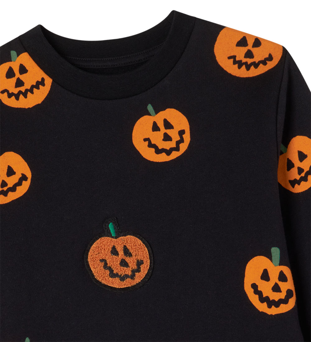 Stella McCartney Kids Sweatshirt - Sort m. Græskar
