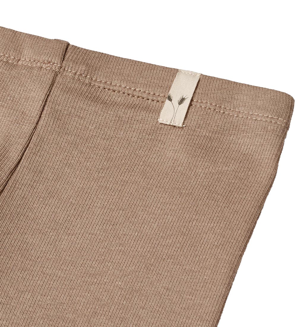 Wheat Leggings - Rib - Maddy - Soft Brown