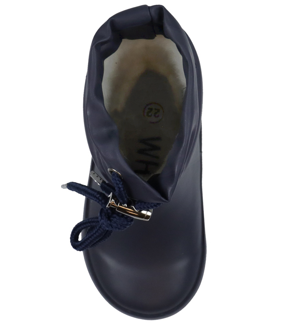 Wheat Gummistøvler m. For - Solid - Navy