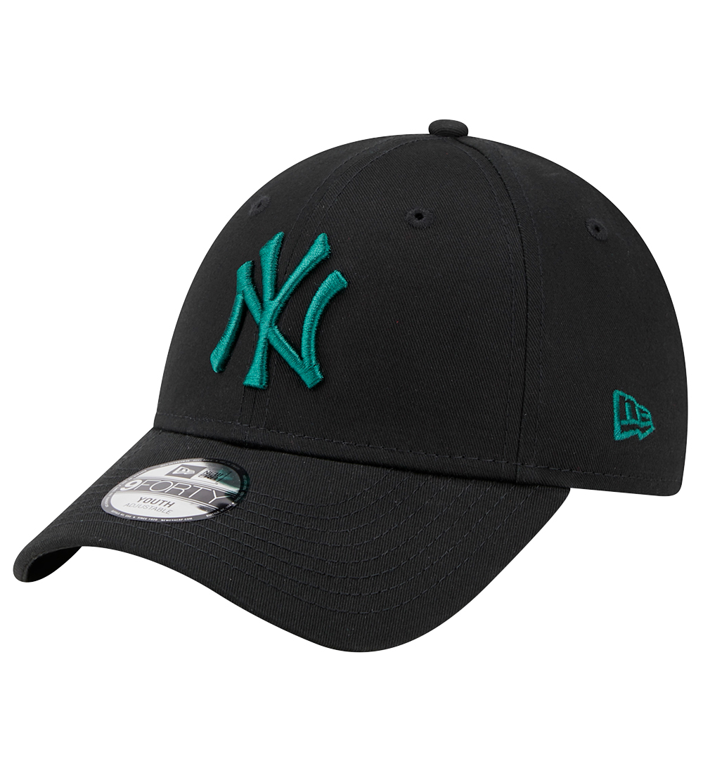 New Era Kasket - 9Forty - New York Yankees - Sort/Grn