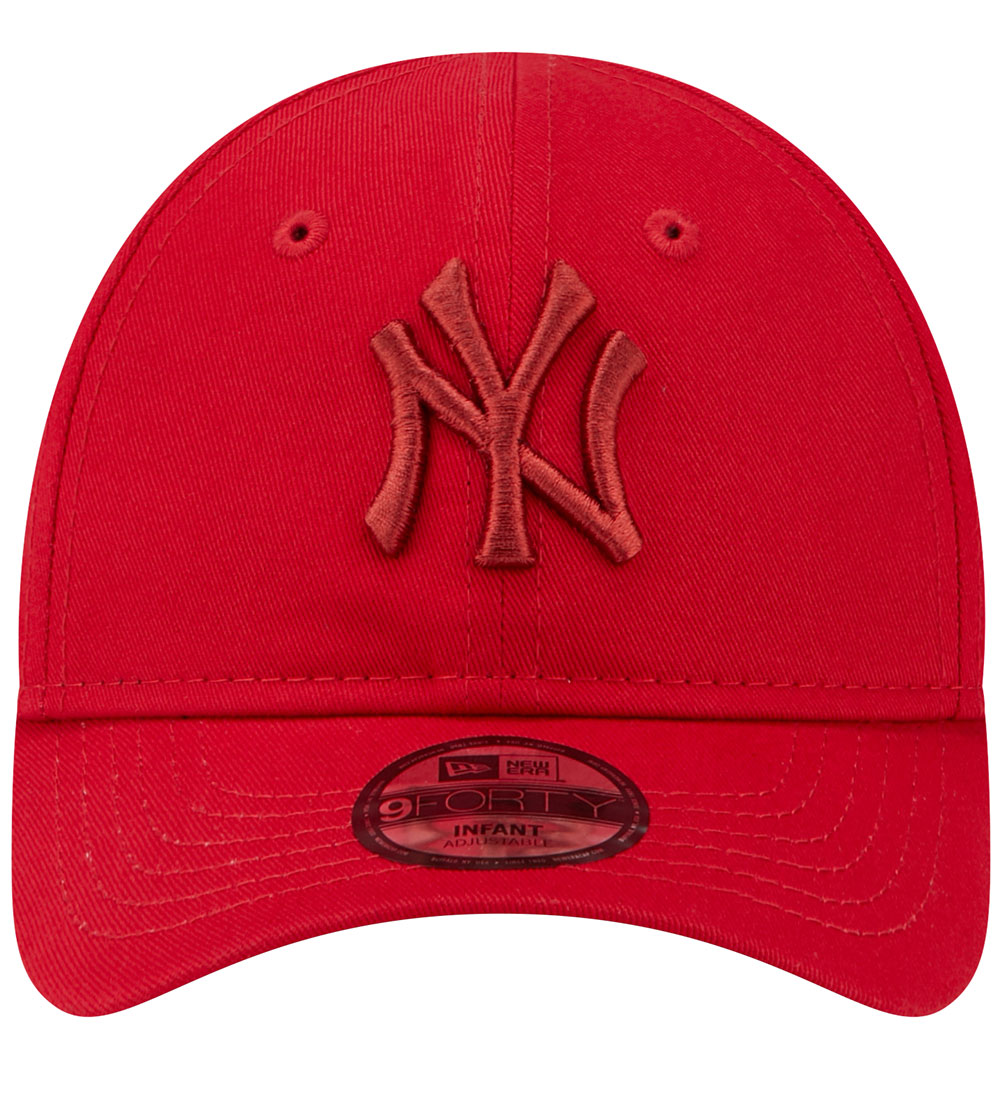New Era Kasket - 9Forty - Rød m. NY