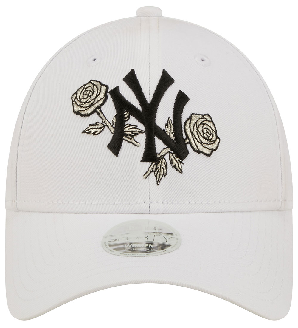 New Era Kasket - 9Forty - Women - Hvid m. Sort/Sølv