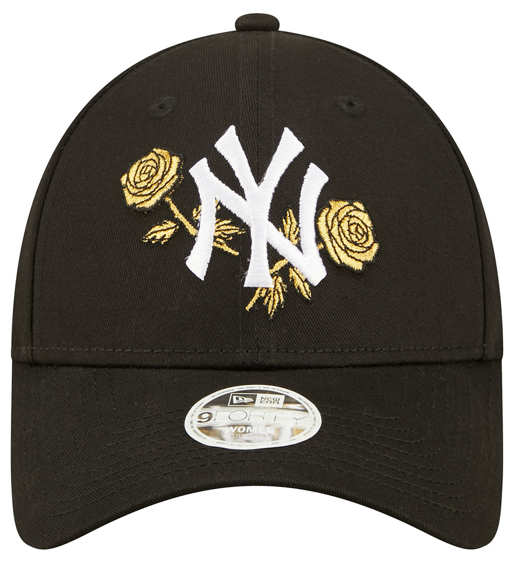 New Era Kasket - 9Forty - Women - Sort m. Hvid/Guld