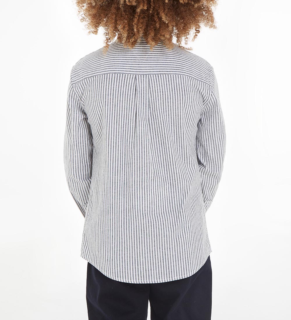 Tommy Hilfiger Skjorte - Essential Ithaca - Desert Sky