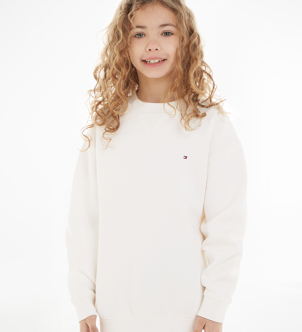 Tommy Hilfiger Sweatshirt - U Timeless - Ancient White