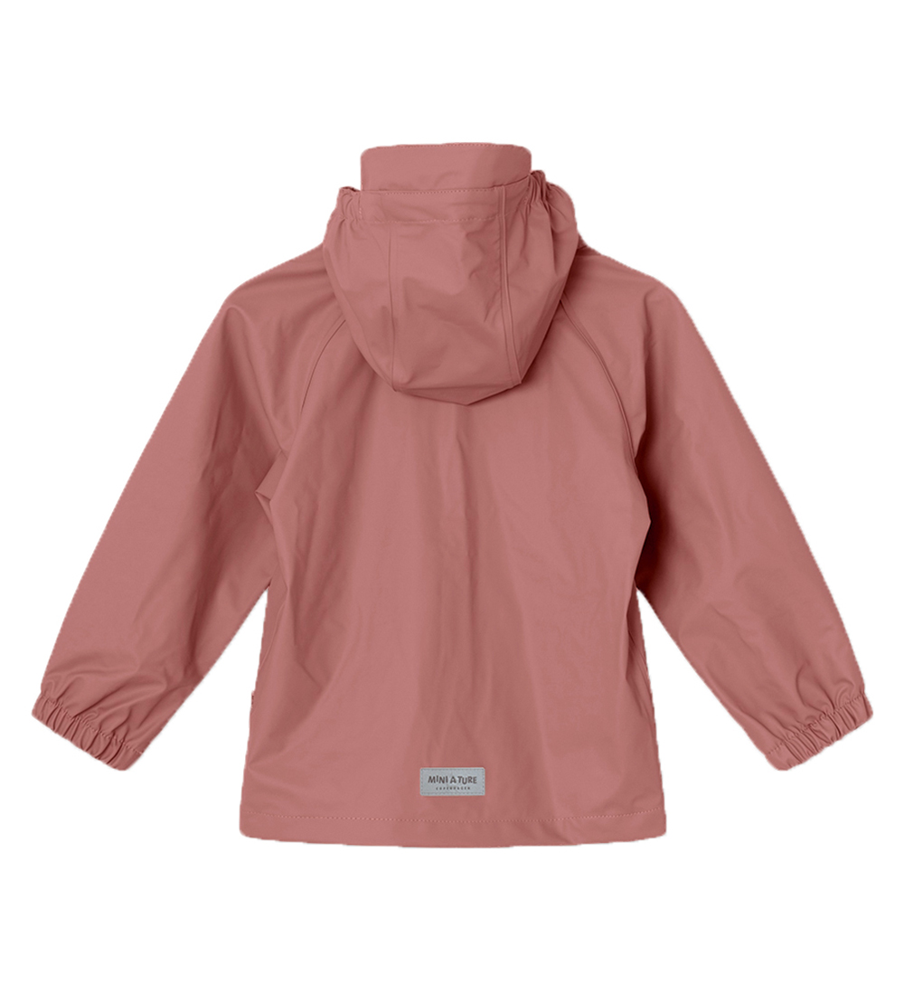 Mini A Ture Regnjakke - PU - Julien - Ash Rose