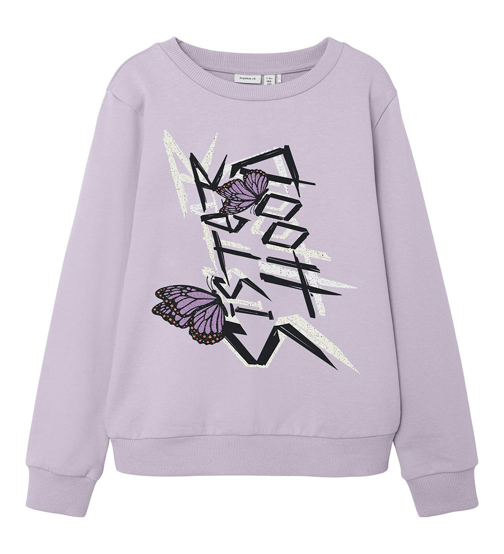 Name It Sweatshirt - NkfVea - Orchid Hush