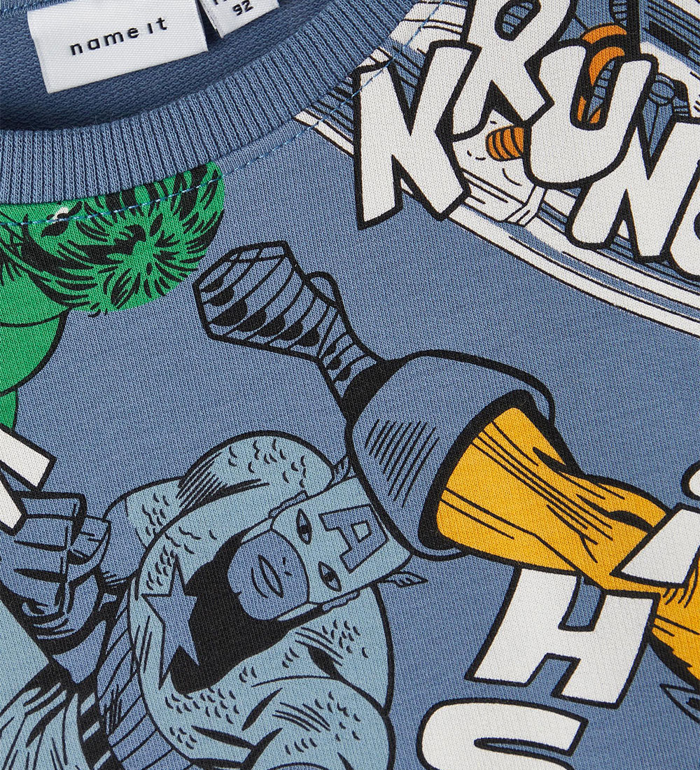 Name It Sweatshirt - NmmJaakko - Marvel - Bluefin