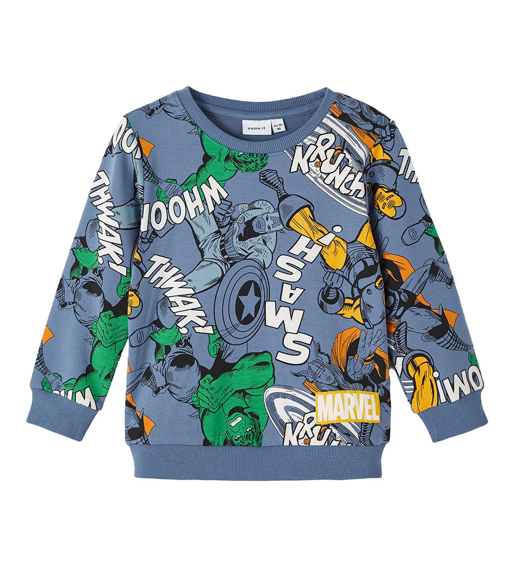 Name It Sweatshirt - NmmJaakko - Marvel - Bluefin