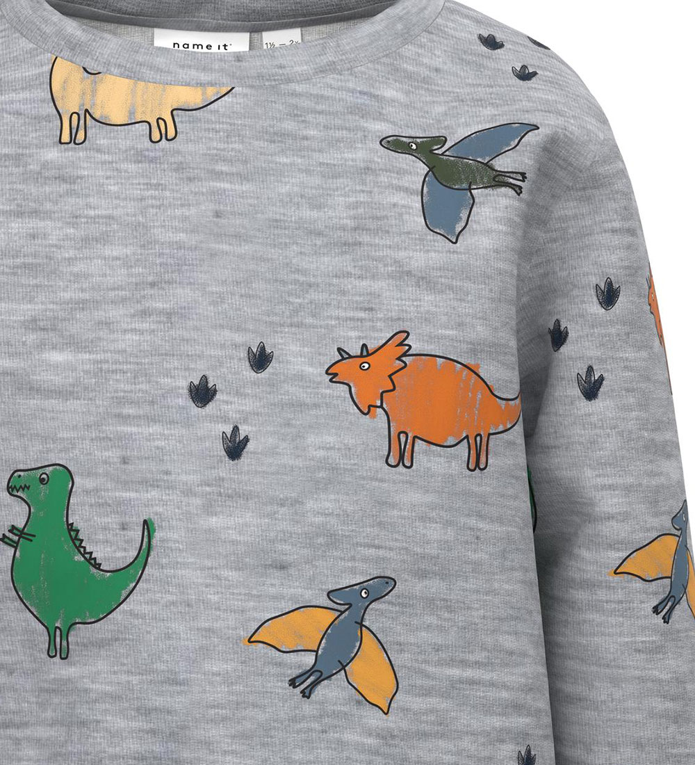 Name It Sweatshirt - NmmLouin - Grey Melange