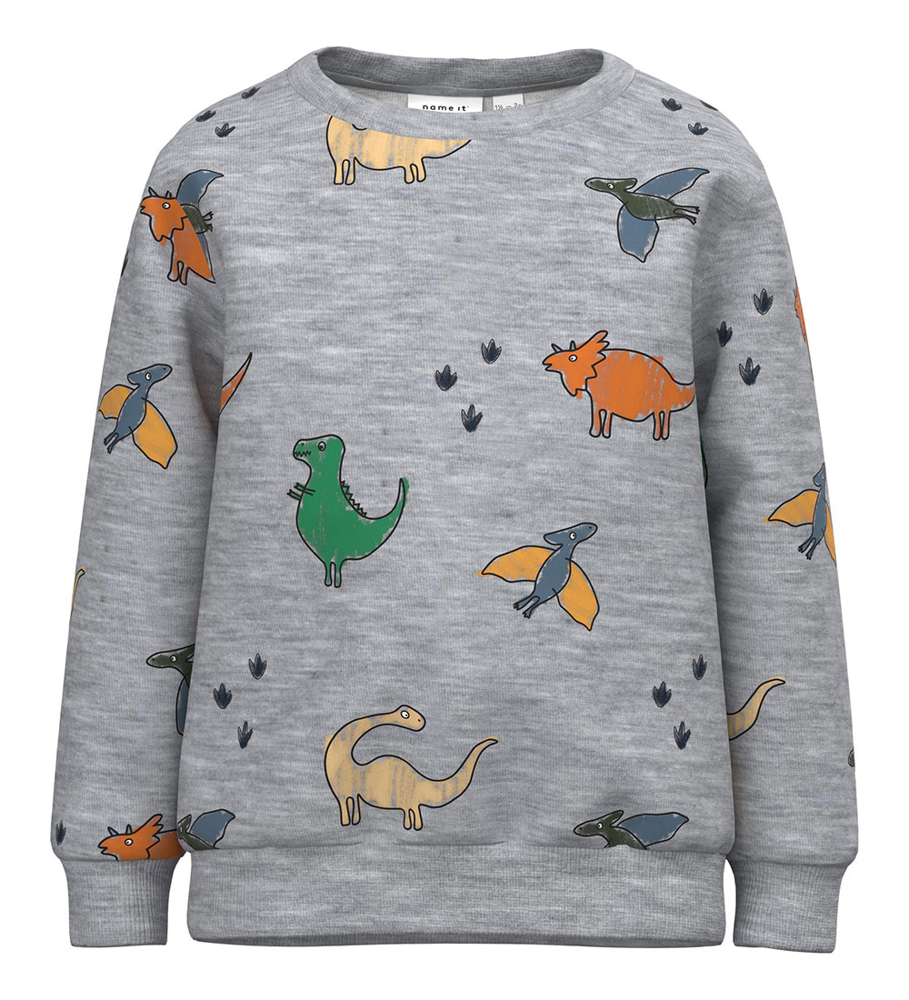 Name It Sweatshirt - NmmLouin - Grey Melange