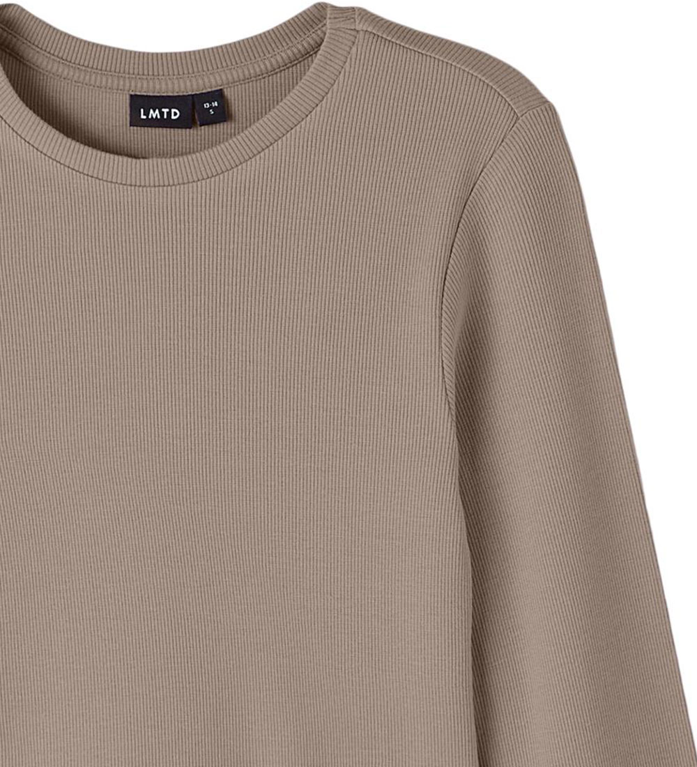 LMTD Bluse - Rib - NlfTidida - Mocha Meringue