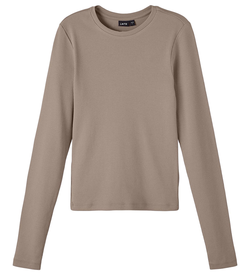 LMTD Bluse - Rib - NlfTidida - Mocha Meringue