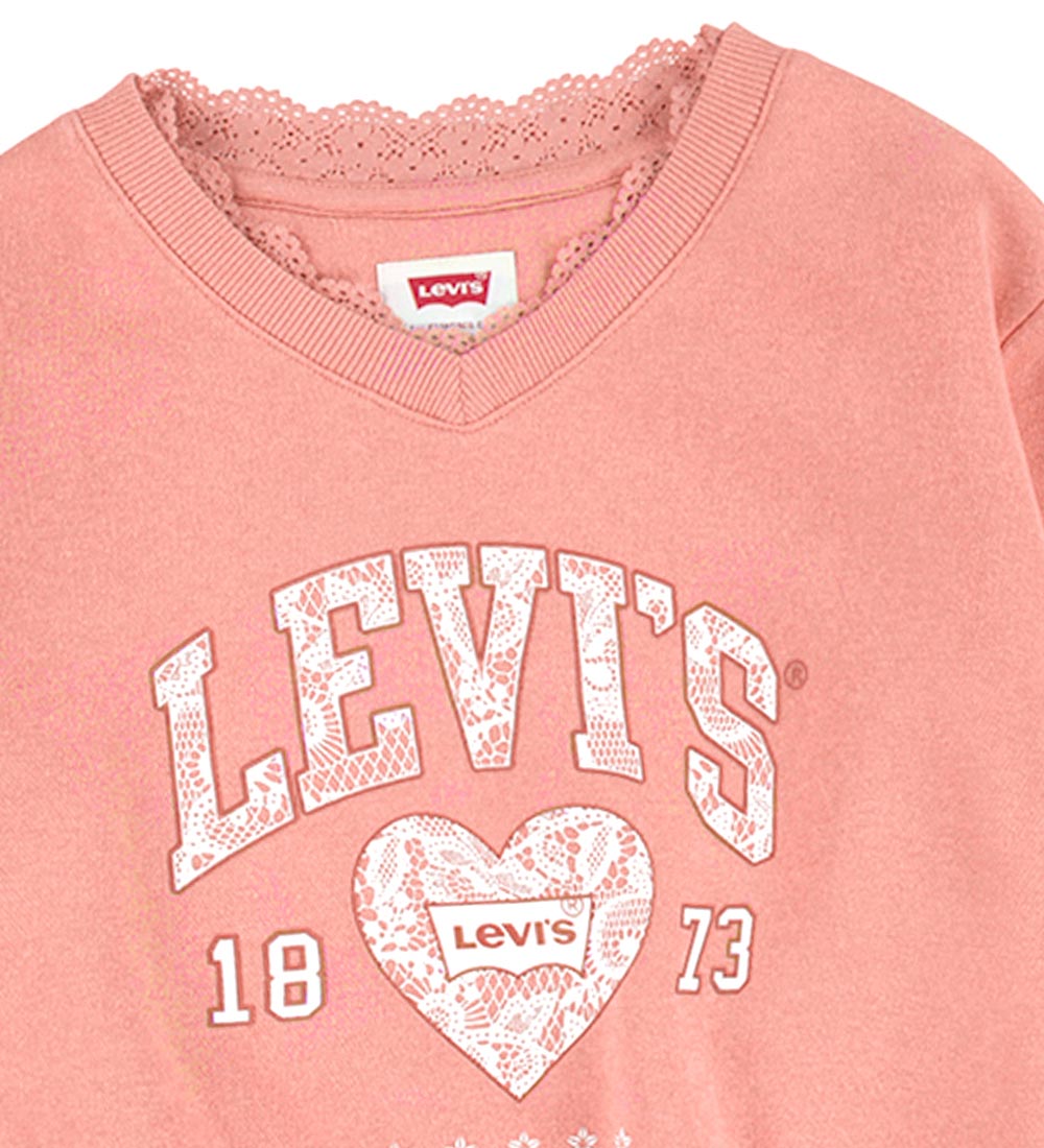 Levis Kids Sweatshirt - Meet & Greet - Terra Cotta m. Print