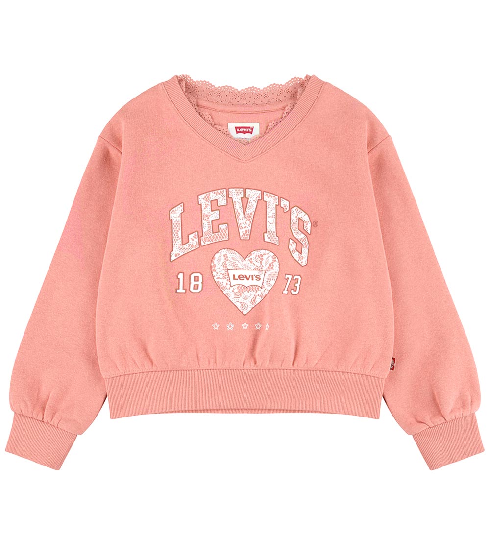 Levis Kids Sweatshirt - Meet & Greet - Terra Cotta m. Print