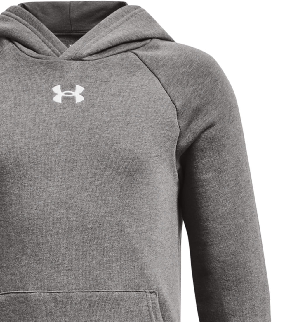 Under Armour Hættetrøje - Rival Fleece - Castlerock Light Heat