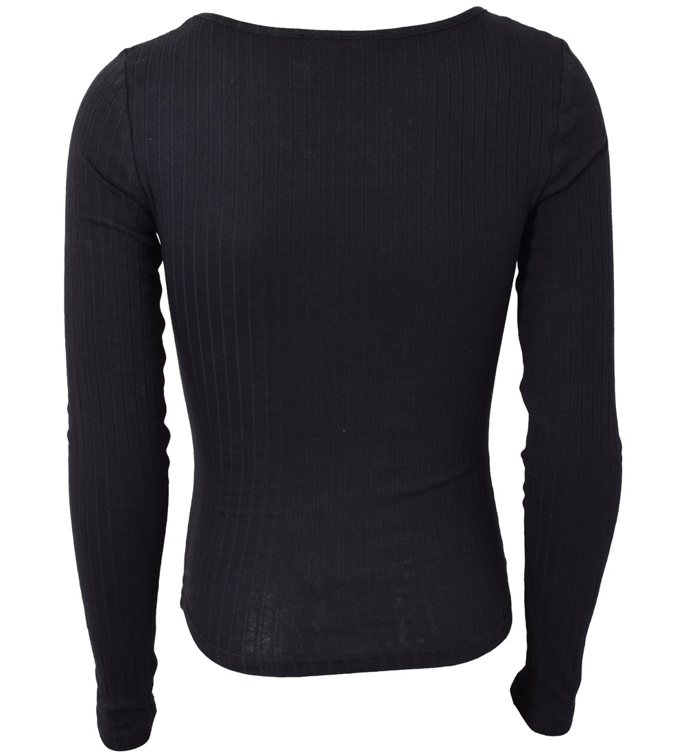 Hound Bluse - Rib - Sort
